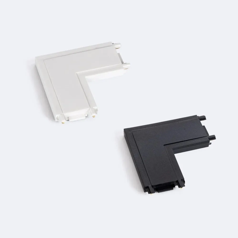 Connecteur en angle 25mm pour rail LED magnétique 48V en surface