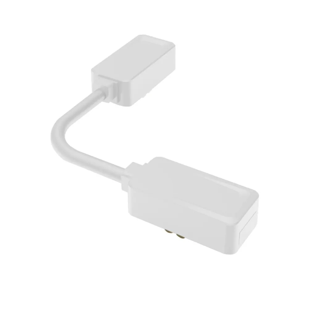 Connecteur d'angle ajustable pour rail magnétique SuperSlim 25mm 48V suspendu ou encastré