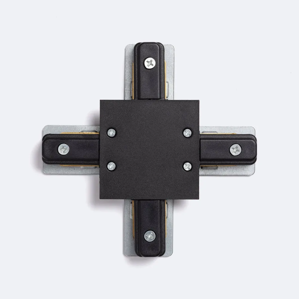 Connecteur pour rail Borgia monophasé encastré en aluminium Type X