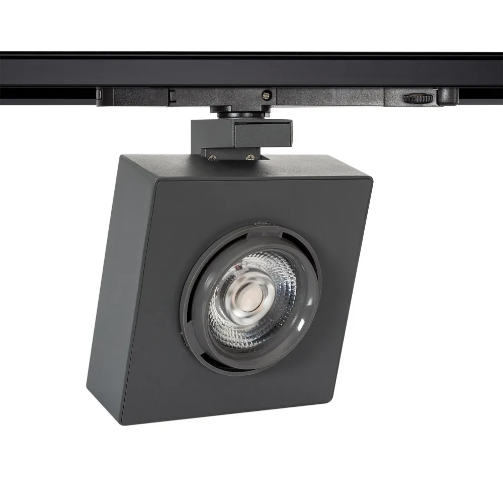 Dispositif lumineux LED 40W sur rail électrique à phase triplement modèle Pearly