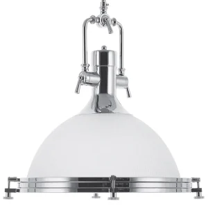 Metal Pendant Lamp Blanc pur EBRON