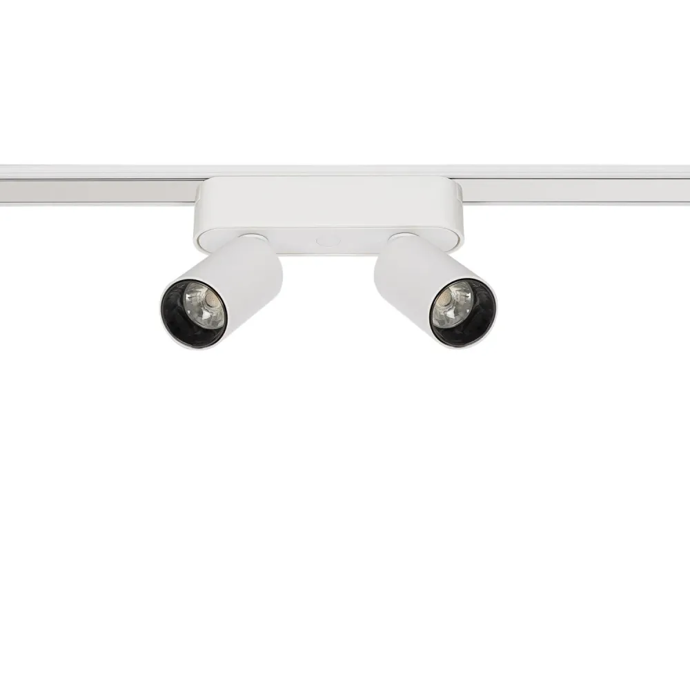 Projecteur LED extra-fin 25mm sur rail magnétique 10W deux fois 48V blanc
