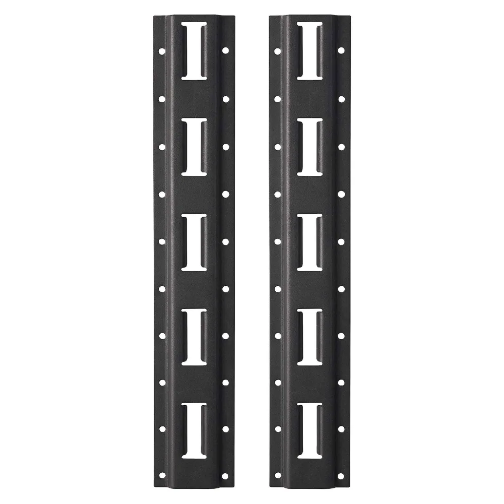 Rail en E vertical pour étagères de rayonnage Packout 20" x 3,5", 2 unités pour plafonds suspendus