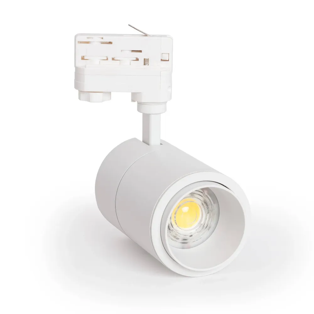 Spot sur Rail Triphasé LED 30W, Pulyx Dimmable, CCT 15-60º multi-angle