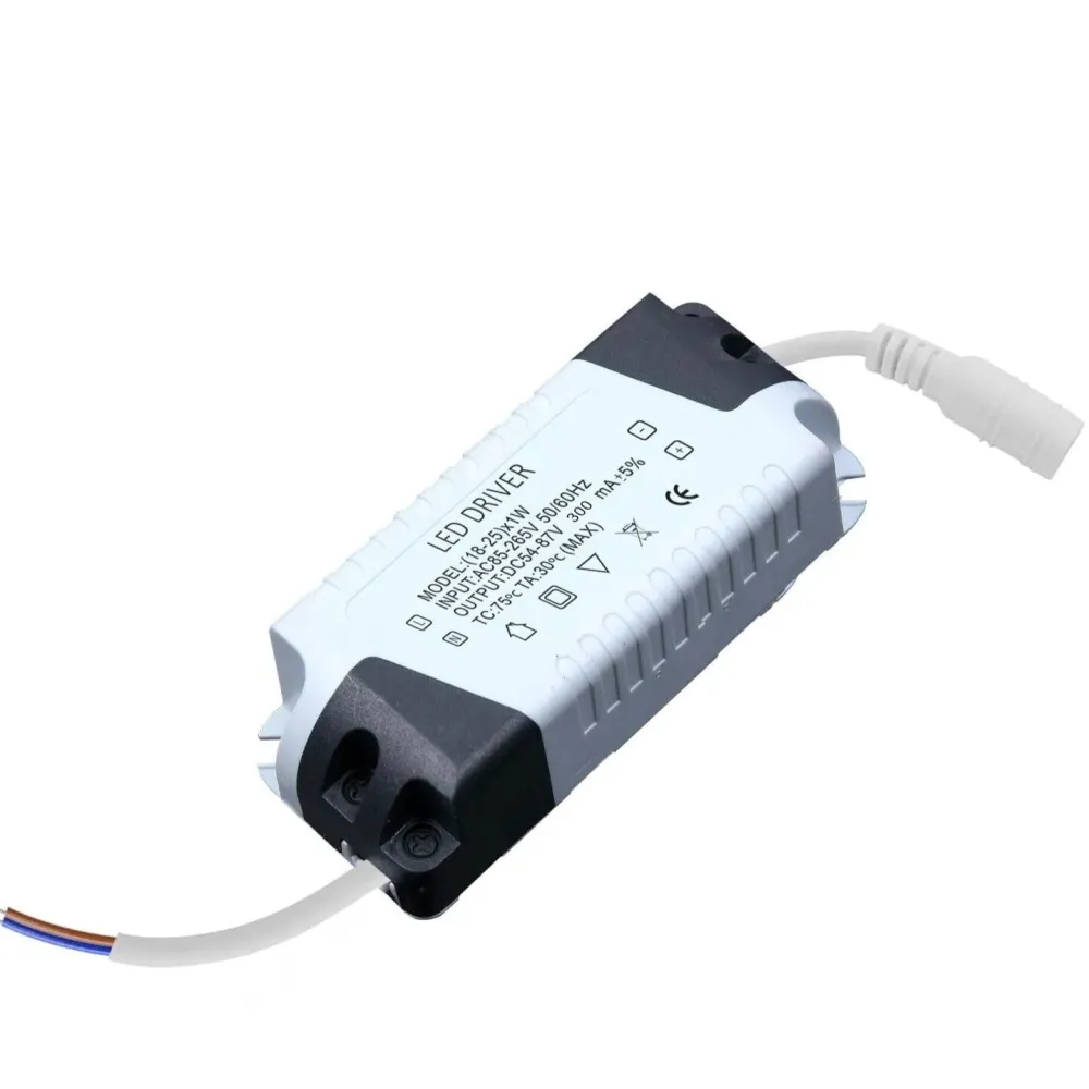 18-25W DC 54-87V Alimentation constante conducteur LED 300mA ~1524