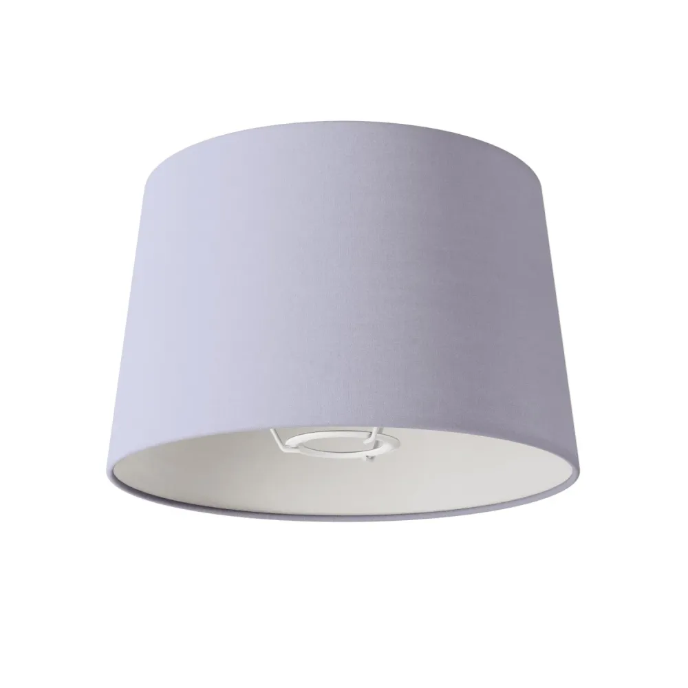 Abat-jour Athena avec douille E27 pour lampe de table ou sur pied - Fabriqué en Italie - Toilette Lilas