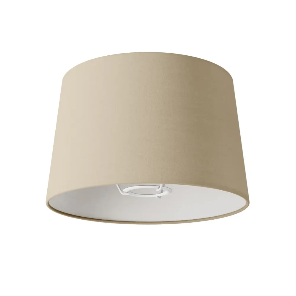 Abat-jour Athena avec douille E27 pour lampe de table et lampadaire - Made Italy - Arenal Taupe