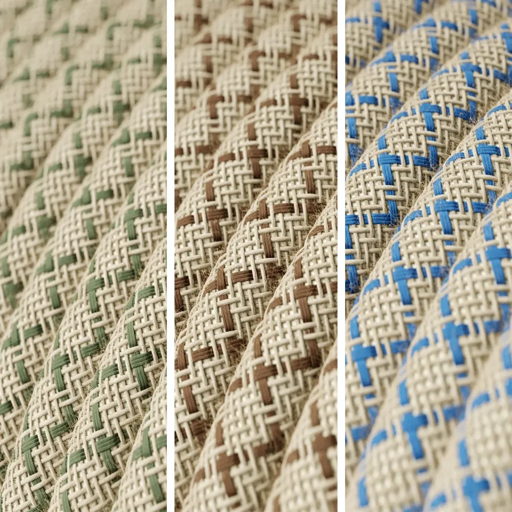 Abat-jour Cablò multicolore 100 cm et câbles Losange