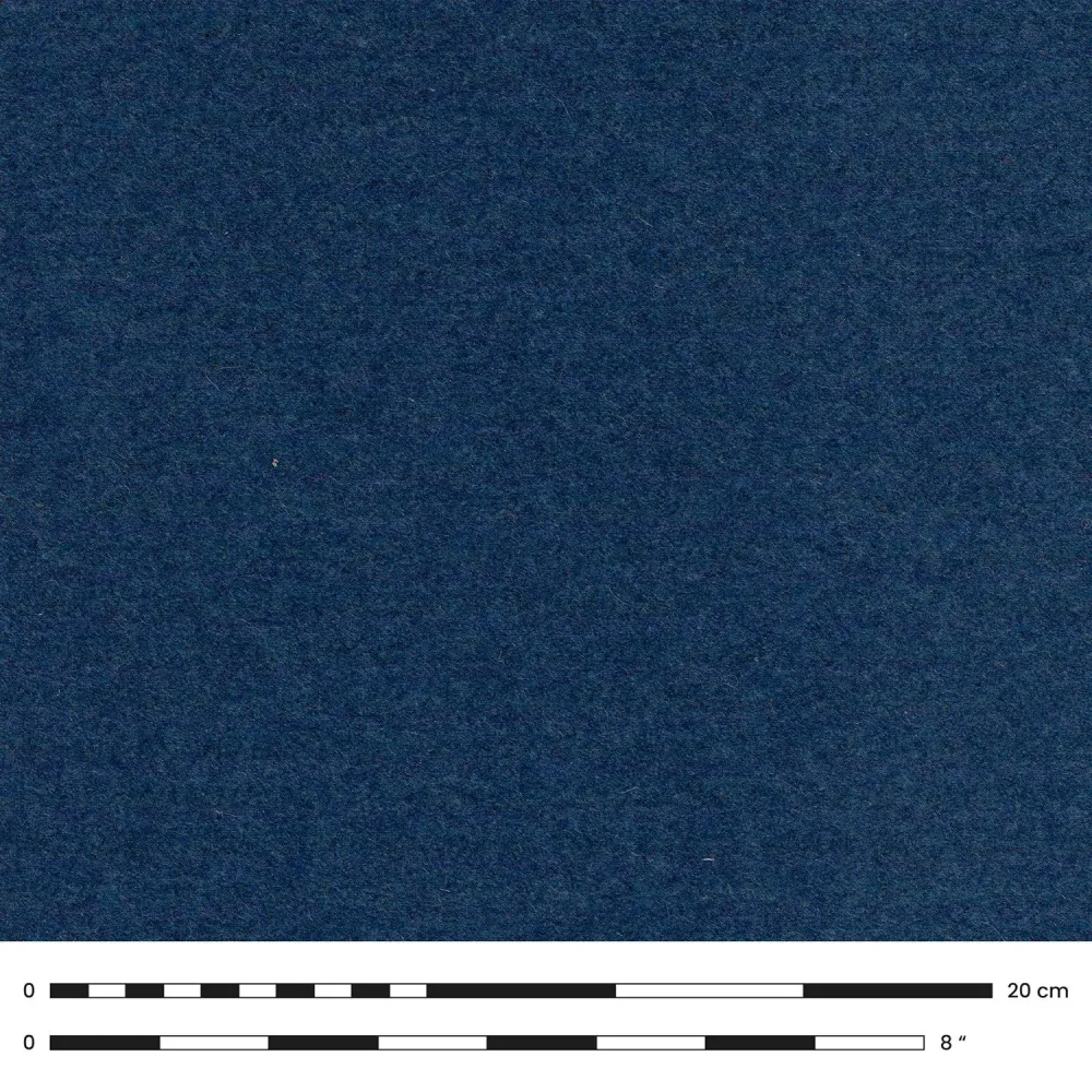 Abat-jour Cylindre XL en tissu avec douille E27 - Fabriqué en France - Laine Bleue