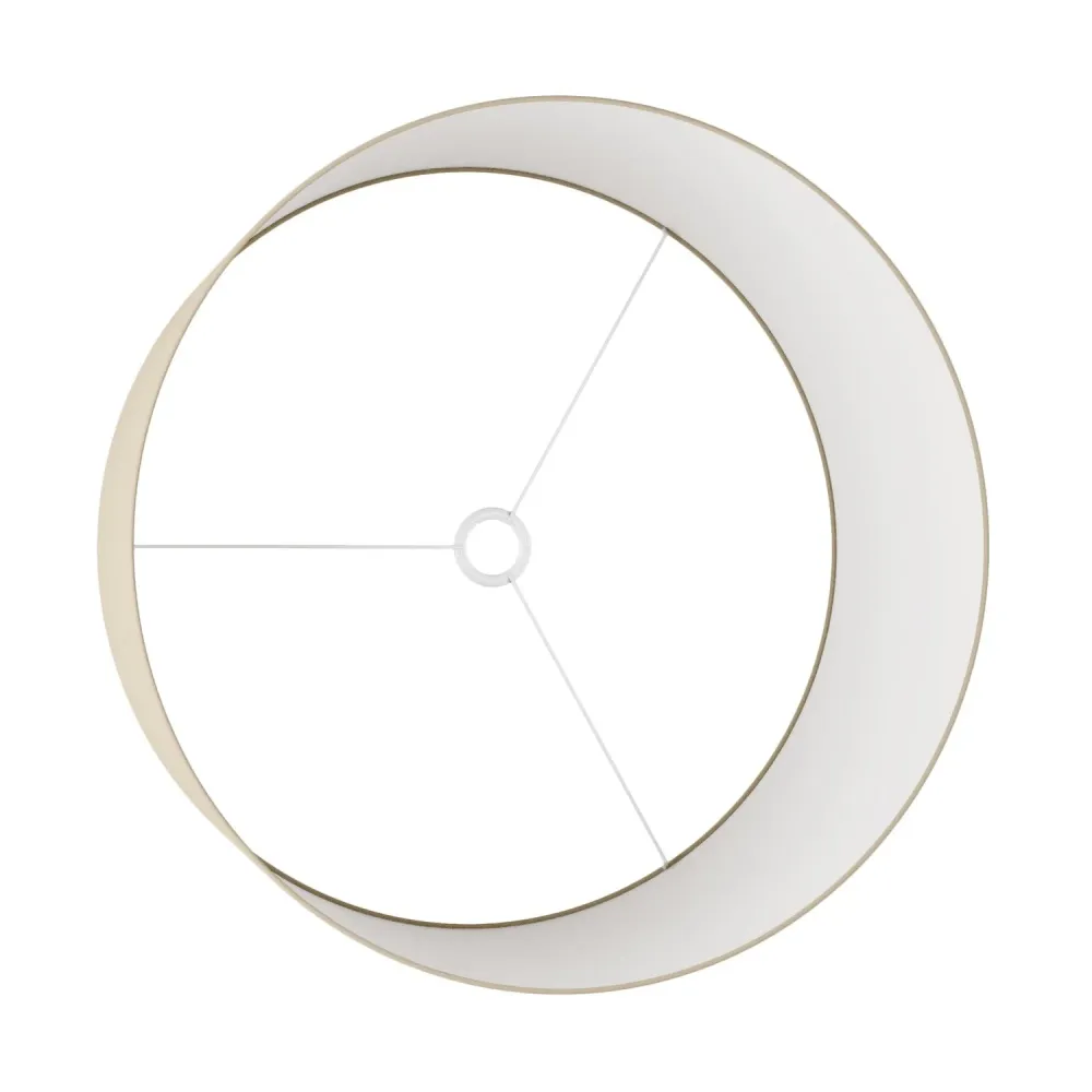 Abat-jour Cylindre XXL en tissu avec douille E27 – Made Italy – Arenal Taupe