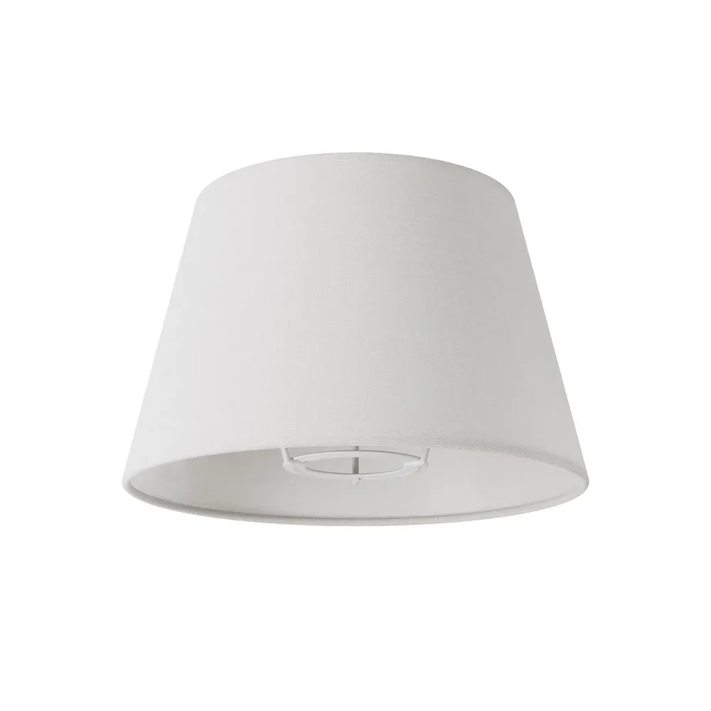 Abat-jour Empire S avec douille E27 pour lampe de table ou applique - Fabriqué en Italie - Lin Brut