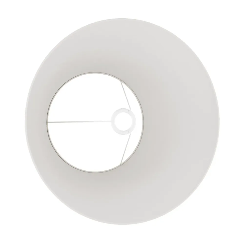Abat-jour Empire L pour lampe de table ou applique avec douille E27 - Fabriqué en Italie - Jute Claire