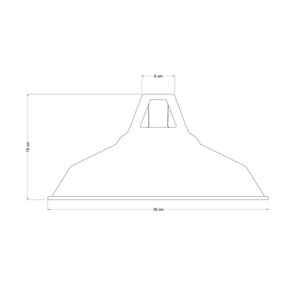 Abat-jour Harbour en métal émaillé avec douille E27, diamètre 38 cm - Moutarde