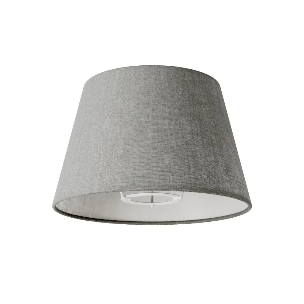 Abat-jour Impero S avec douille E27 pour lampe de table ou applique - Fabriqué en Italie - Camelot Gris
