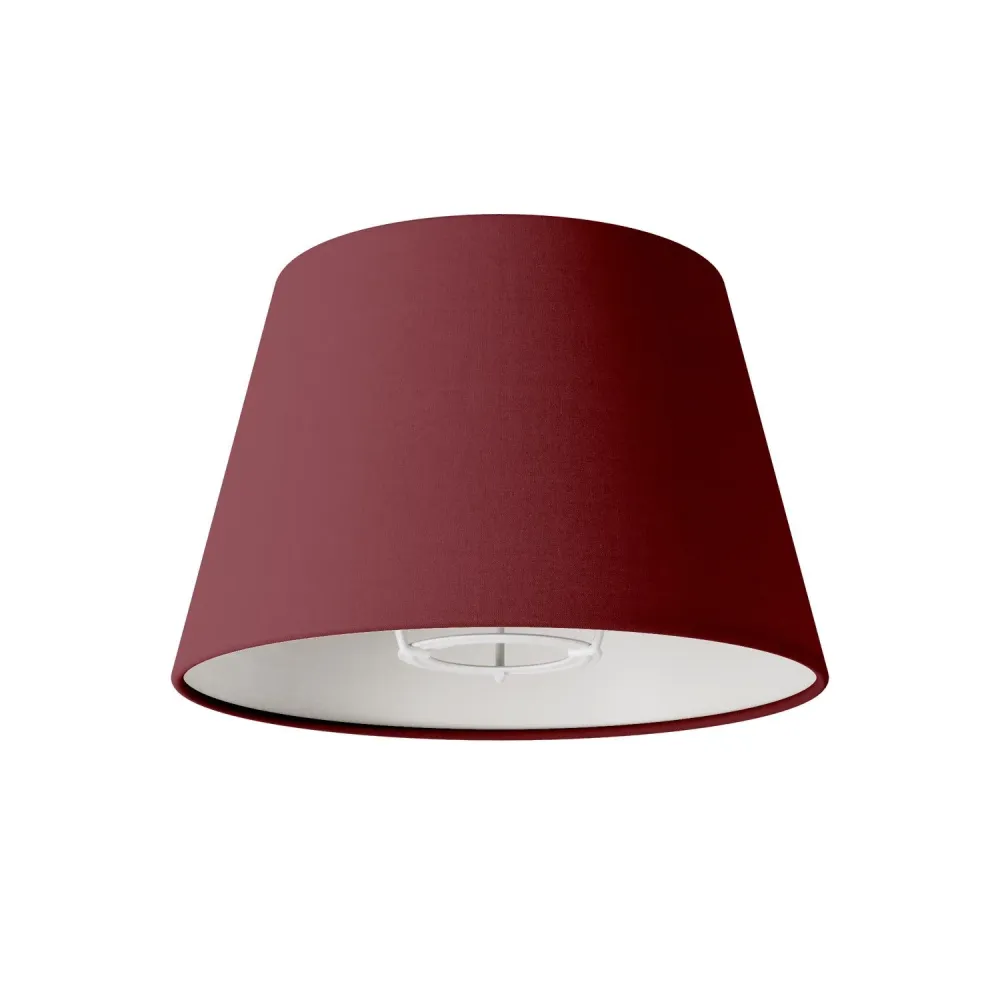 Abat-jour Impero S avec douille E27 pour lampe de table ou applique - Made Italy - Arenal Bordeaux