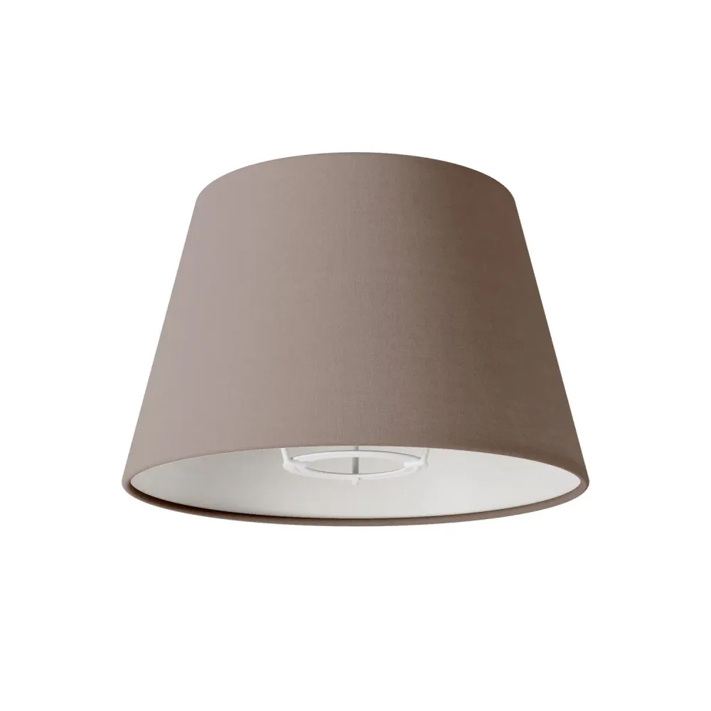 Abat-jour Impero S avec douille E27 pour lampe de table ou applique - Fabriqué en Italie - Arenal Cendre