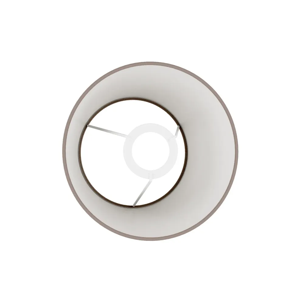 Abat-jour Impero S avec douille E27 pour lampe de table ou applique - Fabriqué en Italie - Arenal Cendre