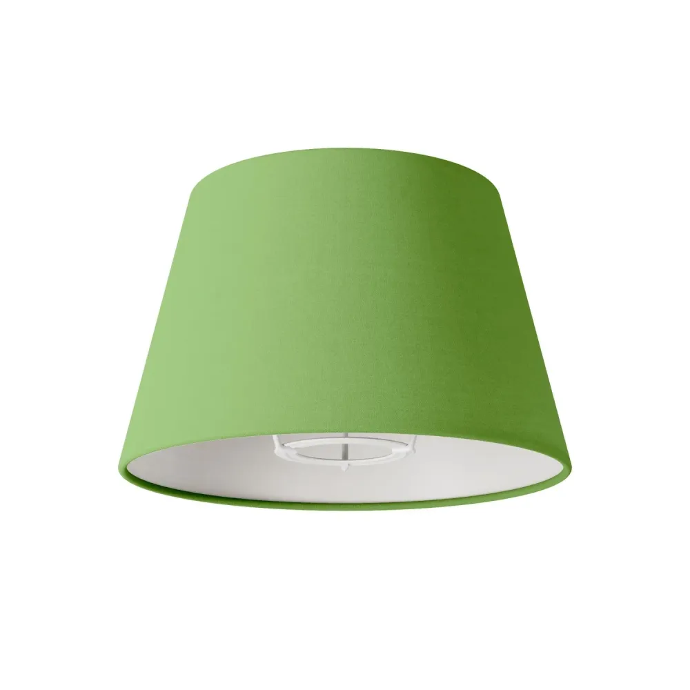 Abat-jour Impero S avec douille E27 pour lampe de table ou applique - Fabriqué en Italie - Cinette Vert Pistache