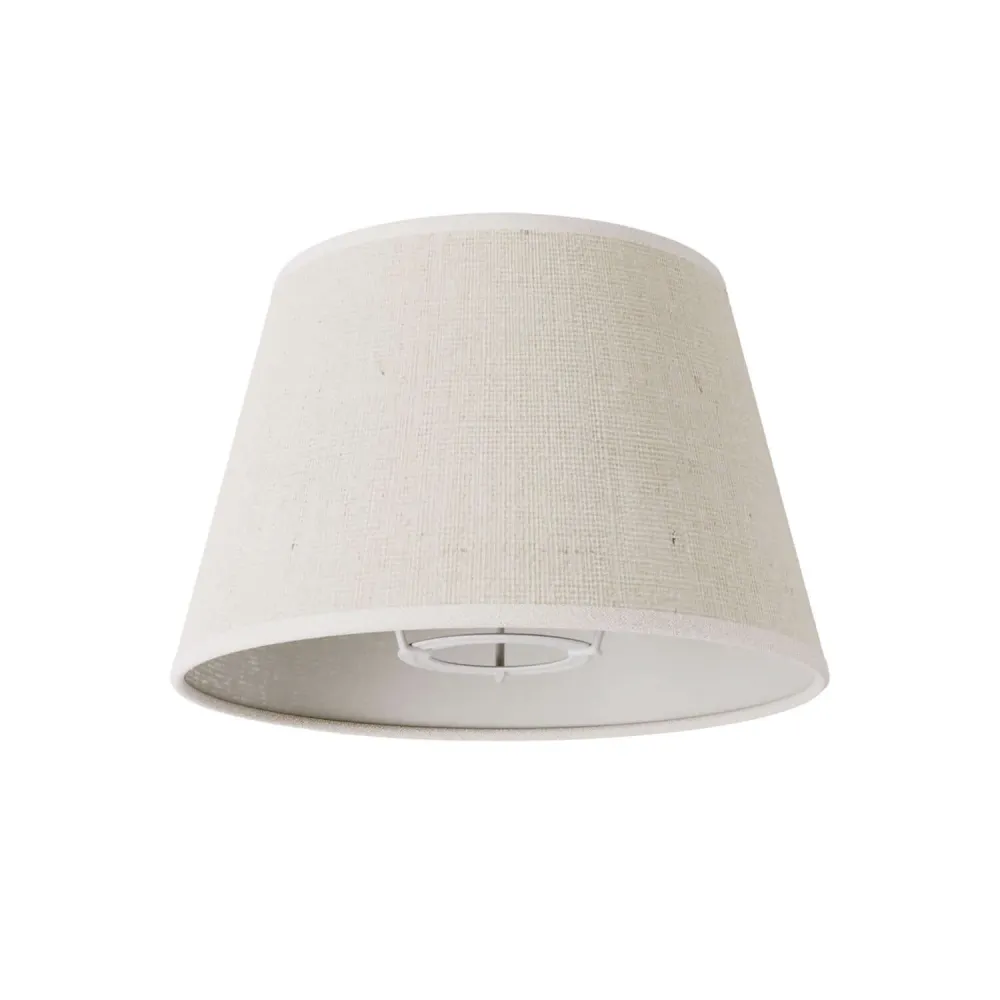 Abat-jour Impero avec douille E27 pour lampe de table ou applique - Fabriqué en Italie - Jute claire
