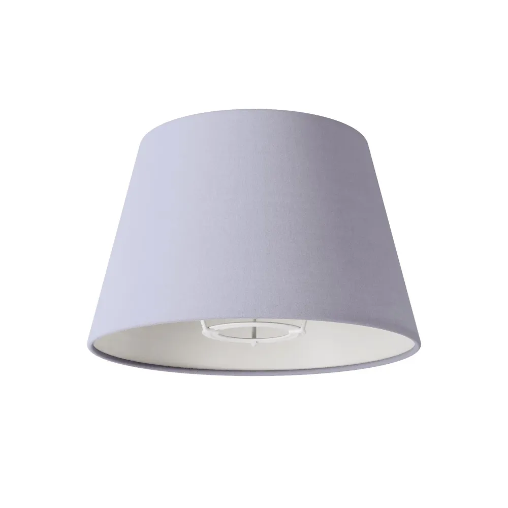 Abat-jour Impero S avec douille E27 pour lampe de table ou applique – Made Italy – Toile Lilas