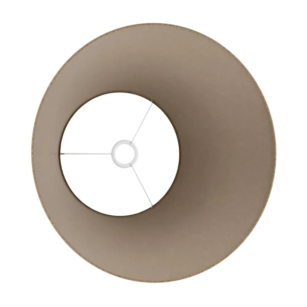 Abat-jour Impero L pour suspension avec douille E27 - Fabriqué en Italie - Laine Marron