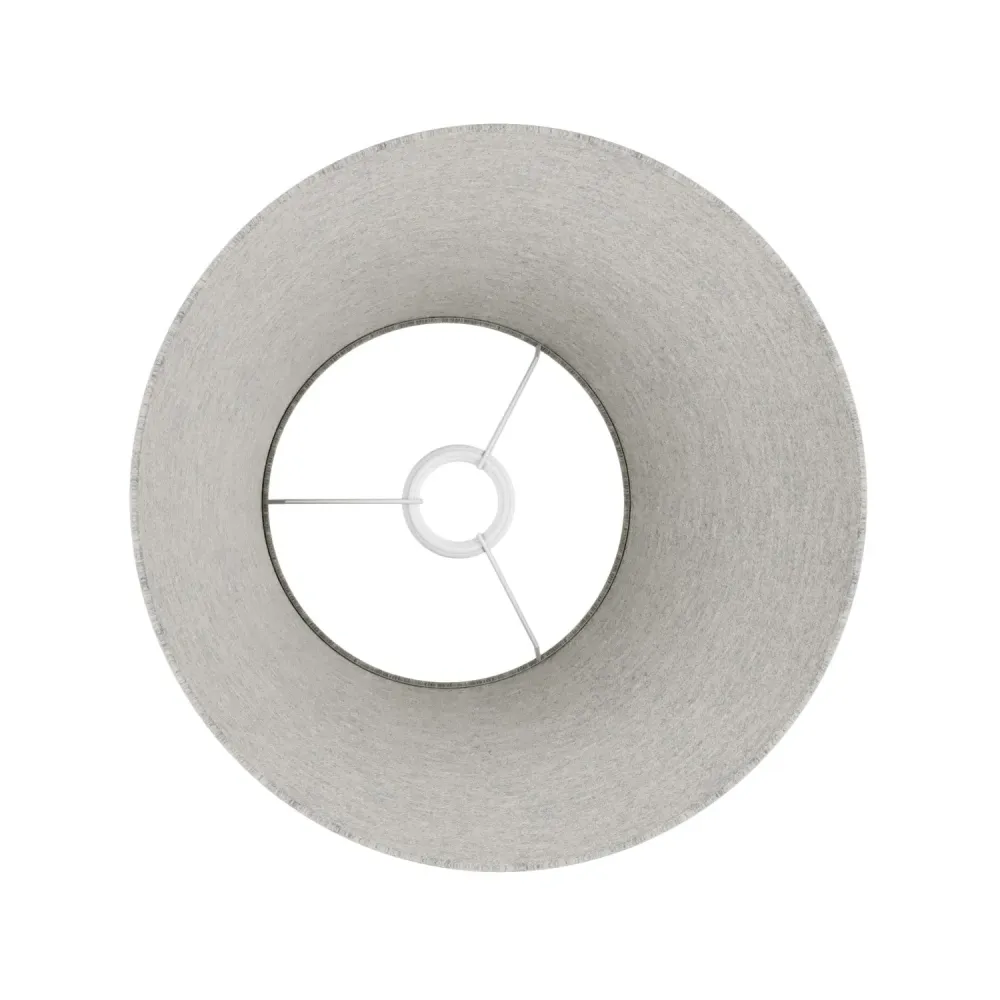 Abat-jour Impero M pour suspension avec douille E27 - Fabriqué en Italie - Laine Gris Clair