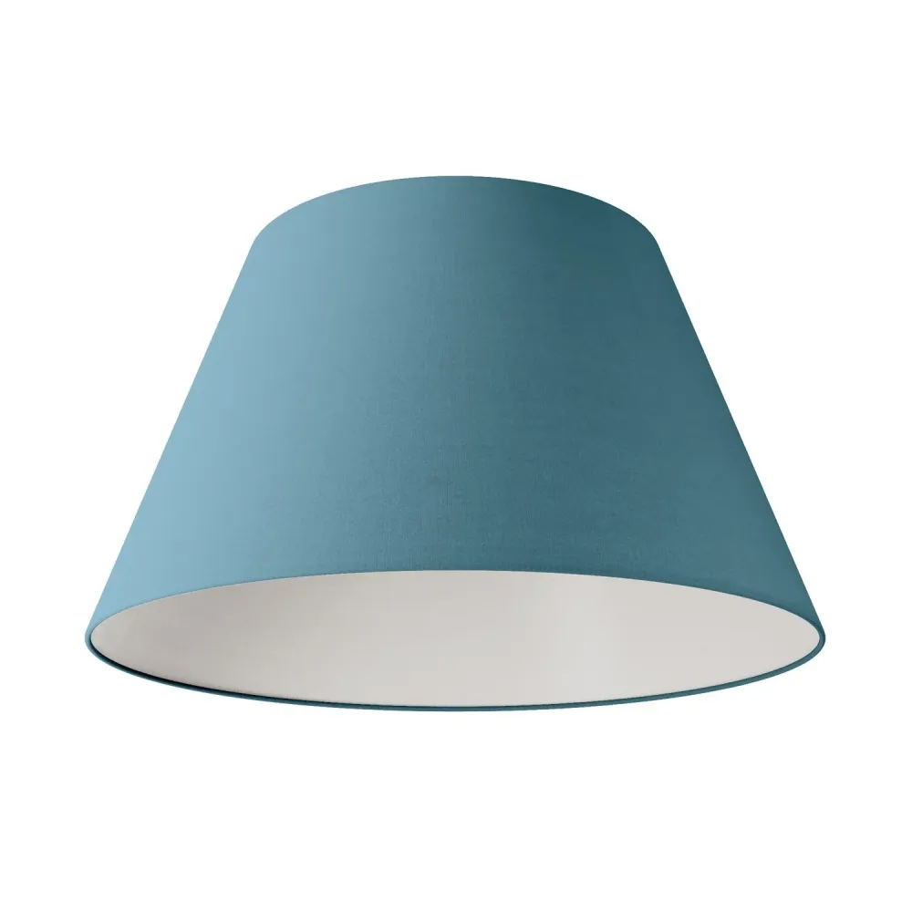 Abat-jour Impero L pour suspension avec douille E27 - Made Italy - Teletta Bleu Clair
