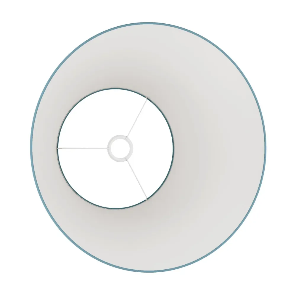 Abat-jour Impero L pour suspension avec douille E27 - Made Italy - Teletta Bleu Clair