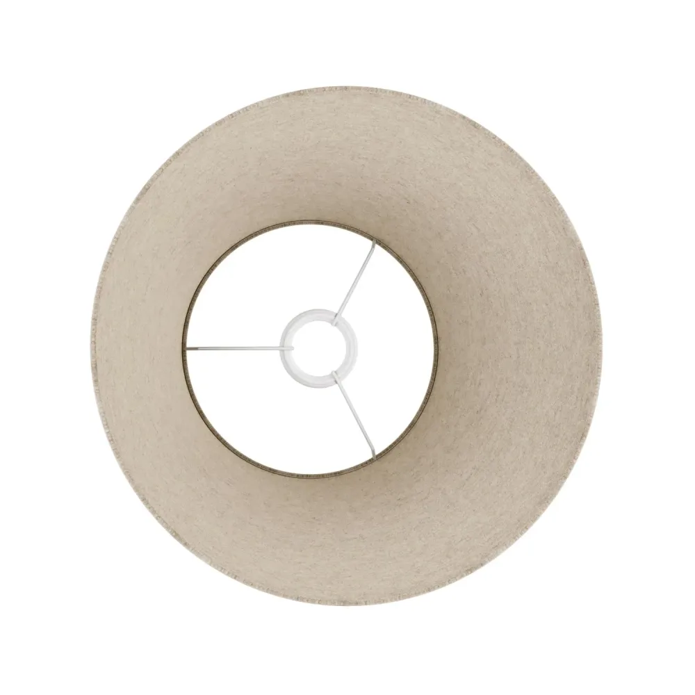Abat-jour Impero M pour suspension avec douille E27 - Fabriqué en Italie - Laine Beige