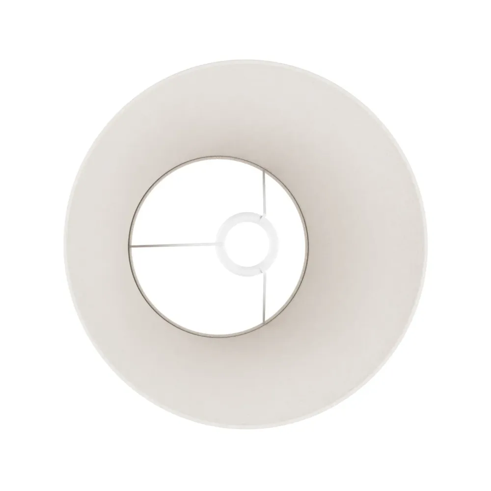 Abat-jour Impero M en tissu pour lampadaire avec douille E27 - Fabriqué en France - Laine Sable