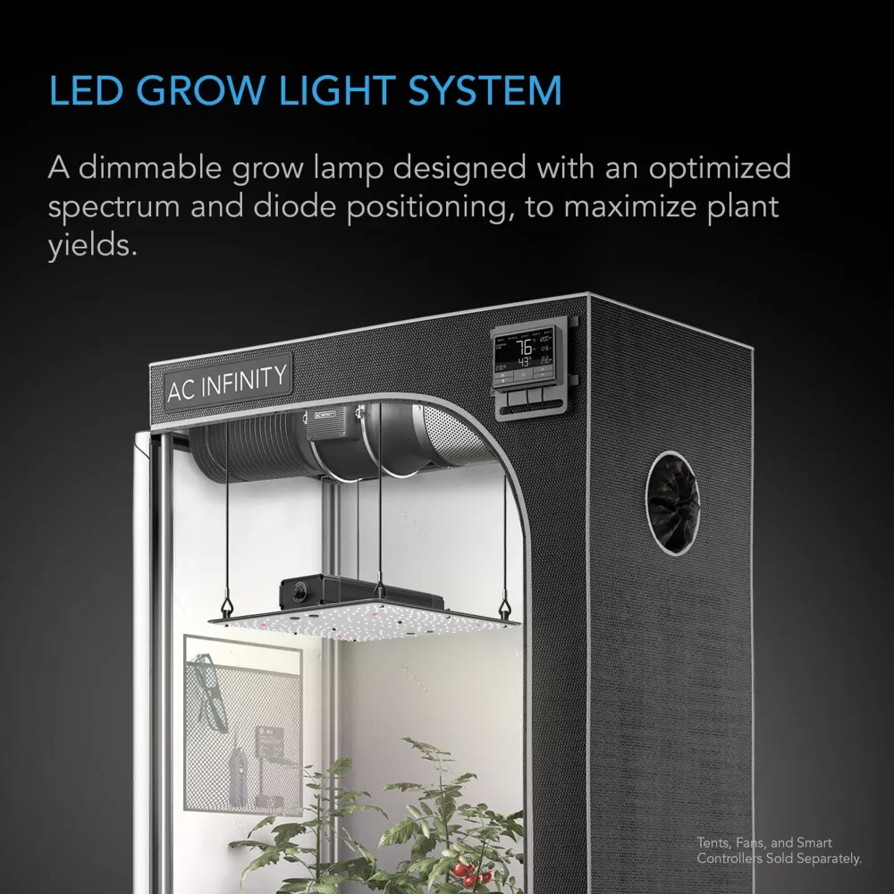 Lampe de culture à LED à spectre complet AC Infinity Ionboard S44 400 W