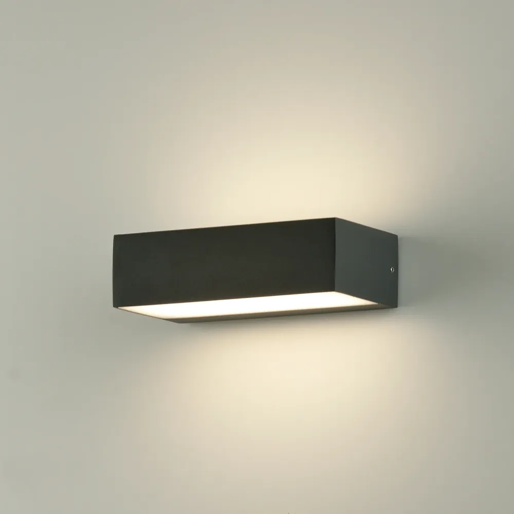 ACB Draco Wall Lamp 16/2070 Anthracite Textured, LED 2x5W 3000K 715lm, CRI80 IP65 A2070000GR