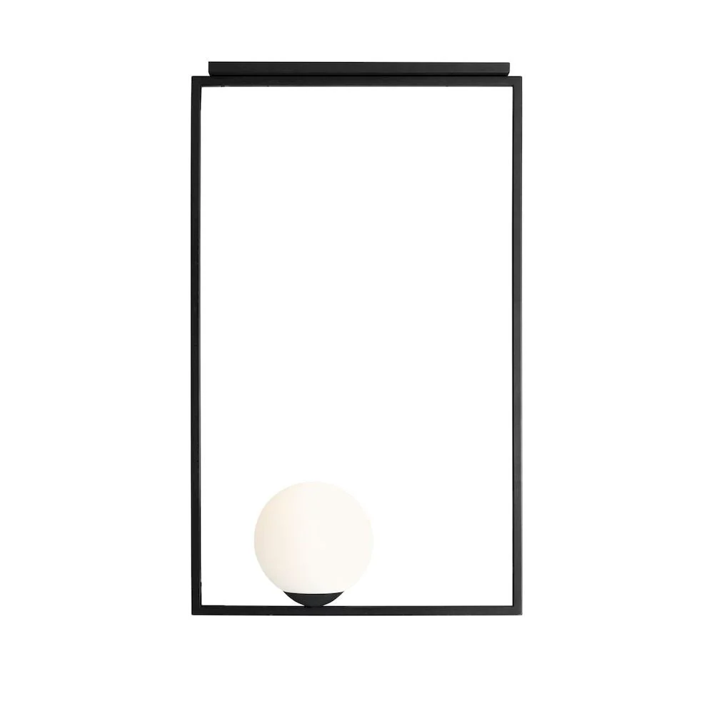 Plafonnier Aldex Frame 1L, noir E27