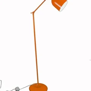 Aluminor MEKANO LS O Lampadaire, métal, E27, 40 W, Orange, 16,5 cm