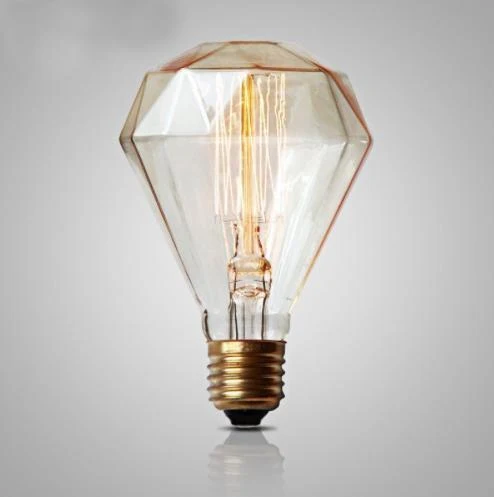 Ampoule Incandescente Vintage E27 Diamant