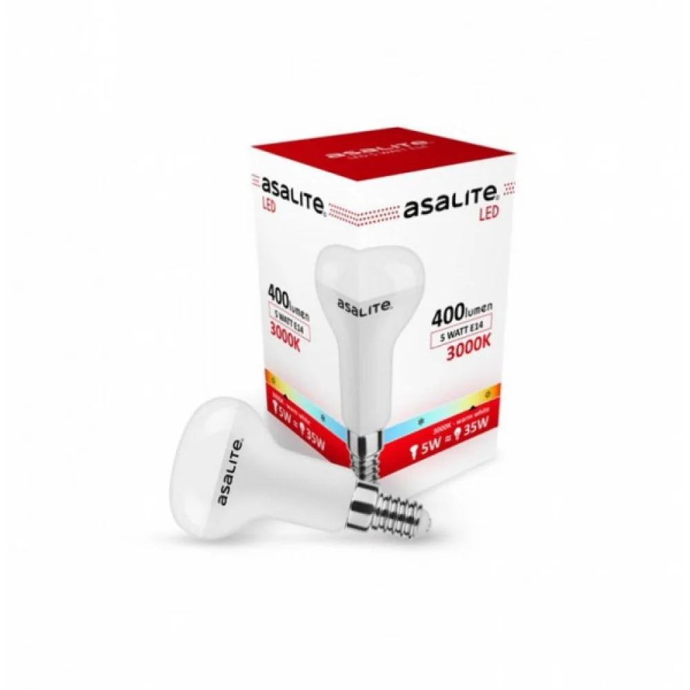 Ampoule LED Asalite E14 5W 400Lm 3000K IP20 [ASAL-0064]