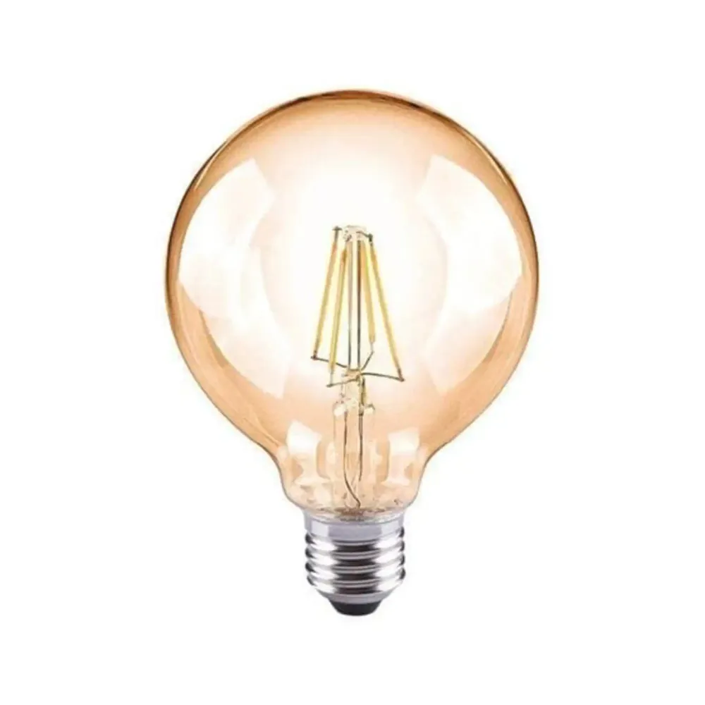 Ampoule LED E27 G95 Ambrée 5W