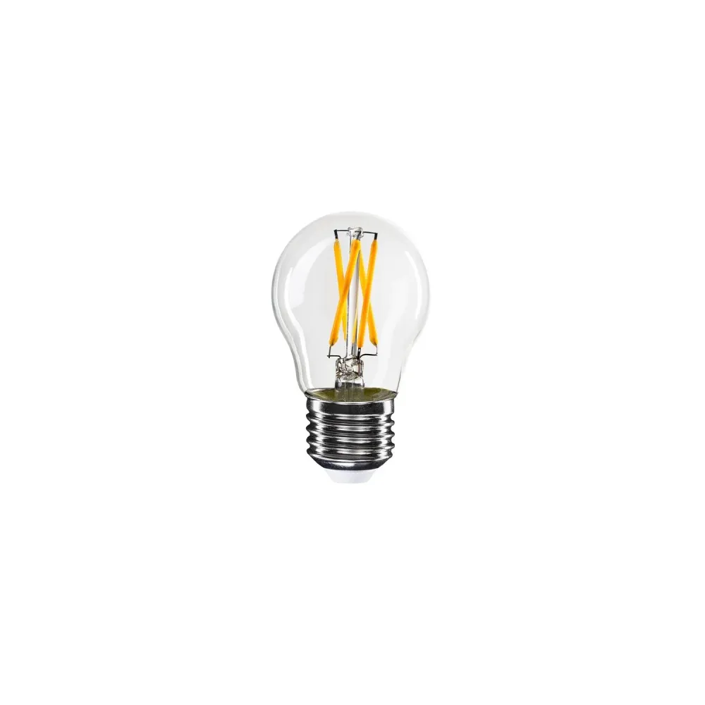 Ampoule LED à filament croisé Mini Globe G45 4,8W 400 lm E27 2200K dimmable - X01