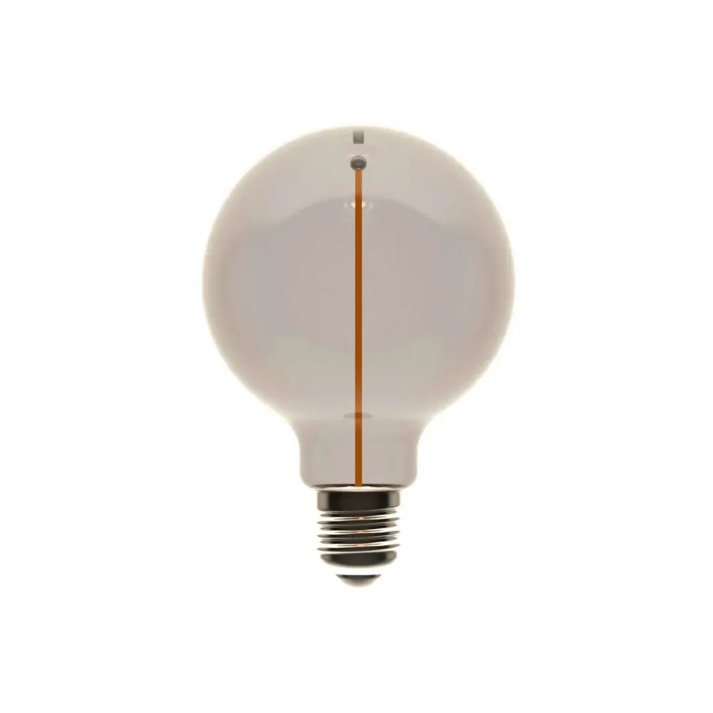 Ampoule LED Smoky Magnetic Deco Line Globe G95 2,2W 60Lm E27 1800K - F04