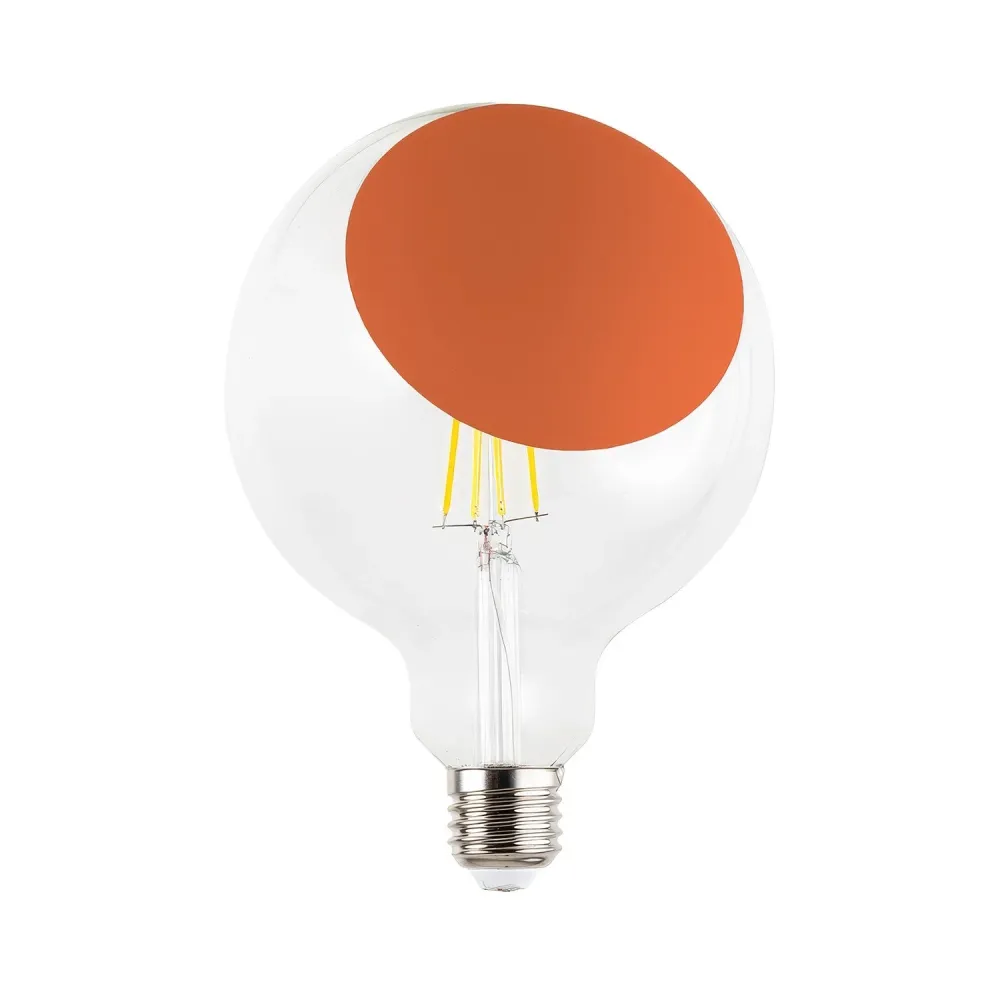 Ampoule LED Sofia G125 4,8W 806Lm E27 2700K Dimable - Orange