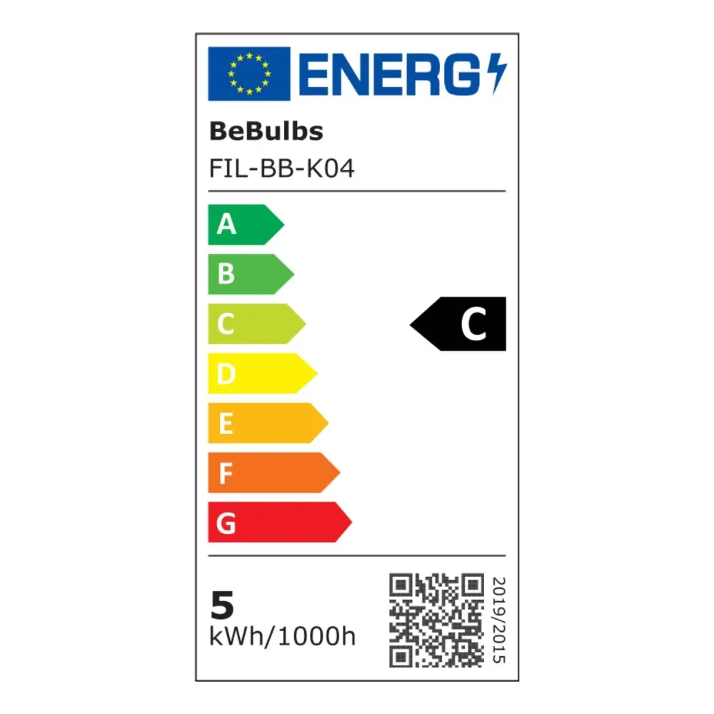 Ampoule LED Sofia G125 4,8W 806Lm E27 2700K Dimable - Orange