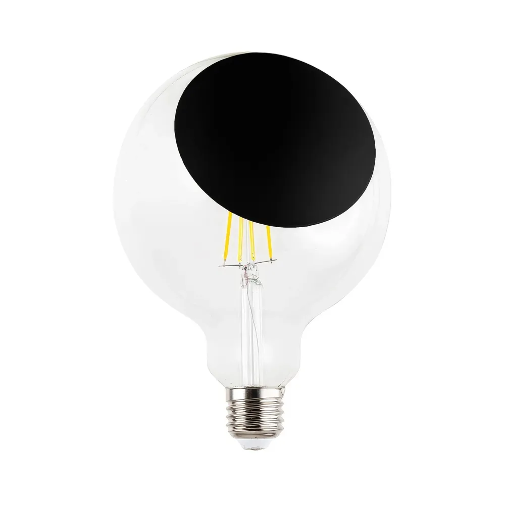 Ampoule LED Sofia G125 4,8W 806Lm E27 2700K Dimmable - Noir