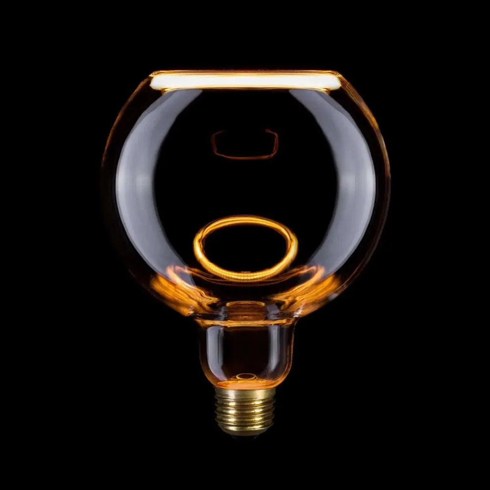 Ampoule LED Transparente Ghost Line CRI 90 G125 4,5W 300Lm E27 2200K Dimmable - G05