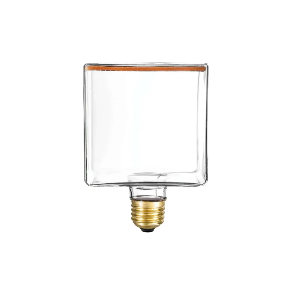 Ampoule LED Transparente Ghost Line CRI 90 Cubetto 4,5W 300Lm E27 2200K Dimmable - G04