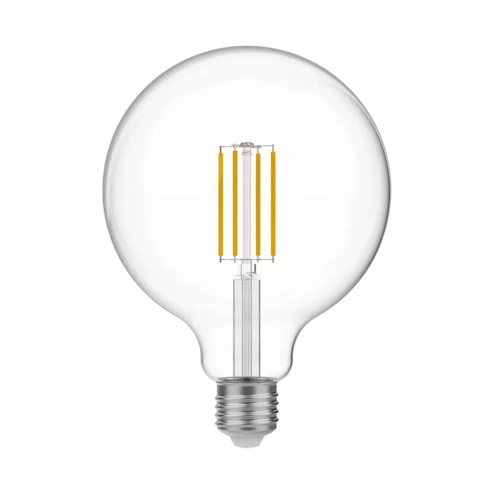 Ampoule LED Transparente Globe G125 7W 806Lm E27 3500K Dimable - N04