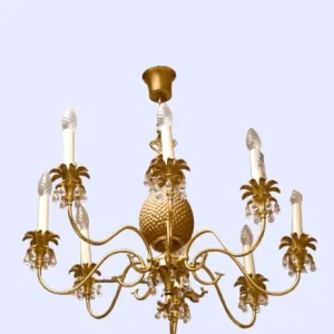 Charlotte - Lustre ananas 8 feux Antigua Cabaña