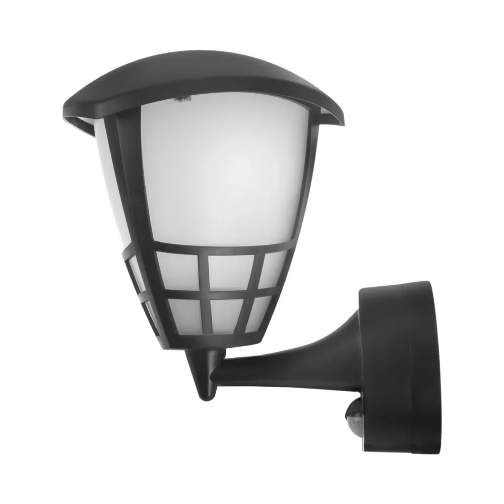 Applique 1xE27 avec détecteur Maclean, détecteur infrarouge, charge max. 60W, IP65, noir, MCE518 B + ampoule LED à filamen...