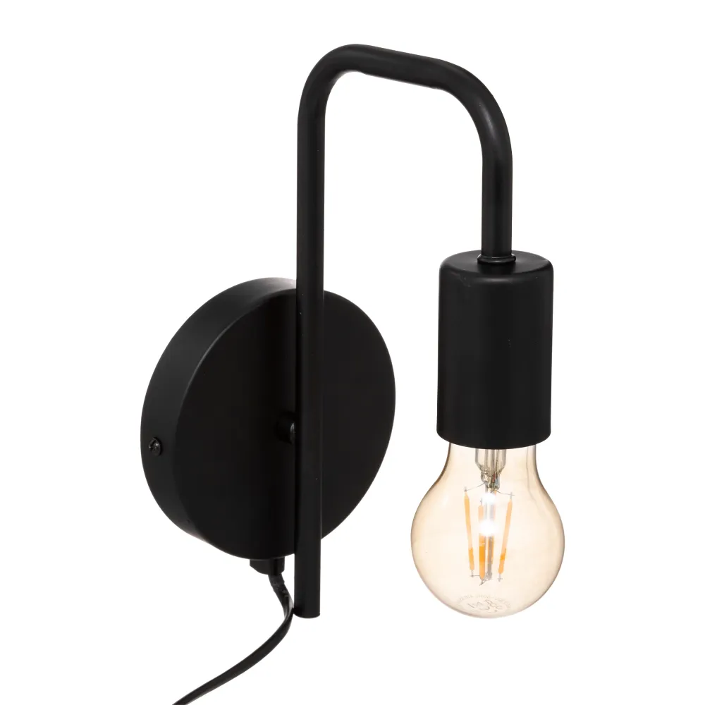 Applique Atmosphera - Lampe - Noir et Métal - H25cm