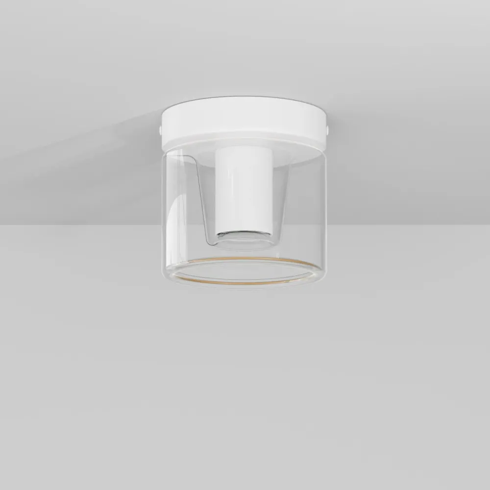Applique Fermaluce blanc mat avec ampoule G03