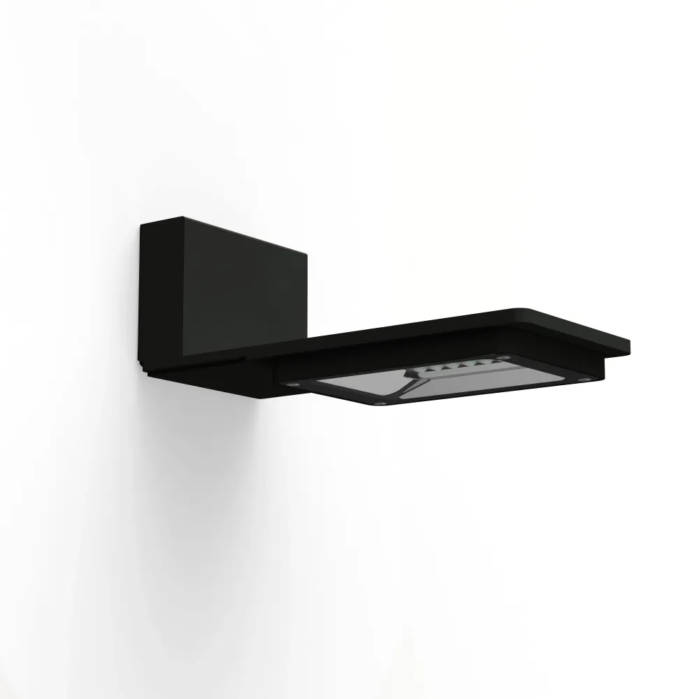 Applique Hector N°1 LED asym 26W 3000K Gris noir 107 182002107